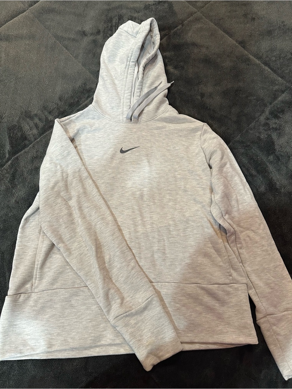 Nike Light Gray Hoodie Womens